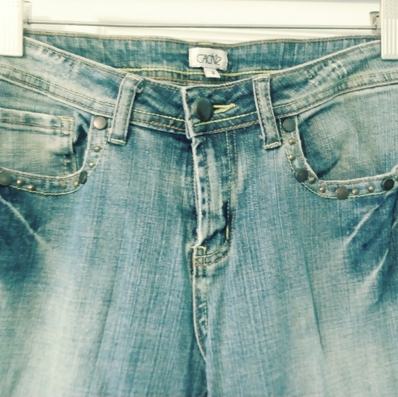 👖CACHE COTTON FLEX DESIGNER🛍 JEANS.SIZE 4,👚VINTAGE 🌺CLOSEOUT SALES! - Picture 2 of 5